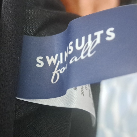 Swimsuits For All Retro Black & White Swimdress, 16 - Picture 6 of 6